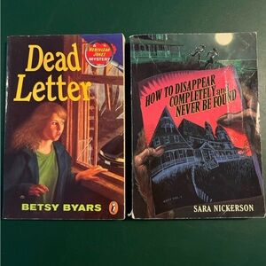Mystery Book Set dead letter disappear bundle chapter story travel library read